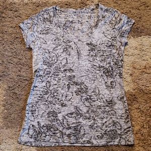 Chaus Sport burnout flower themed shirt NWOT